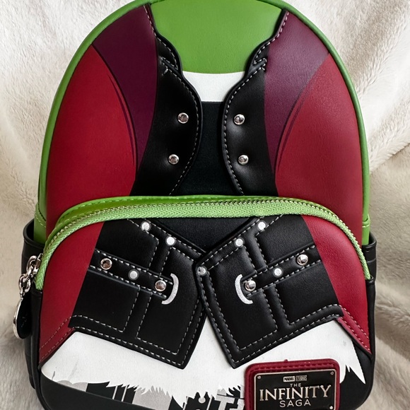 Marvels Infinity Saga of Gamora (Glow in  the dark logo on the back) Loungefly main image 4